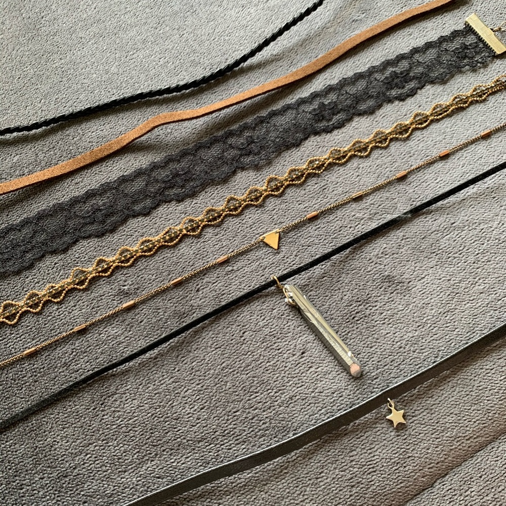 Choker necklace set